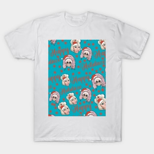 Trixie and Katya happy holidaze pattern T-Shirt